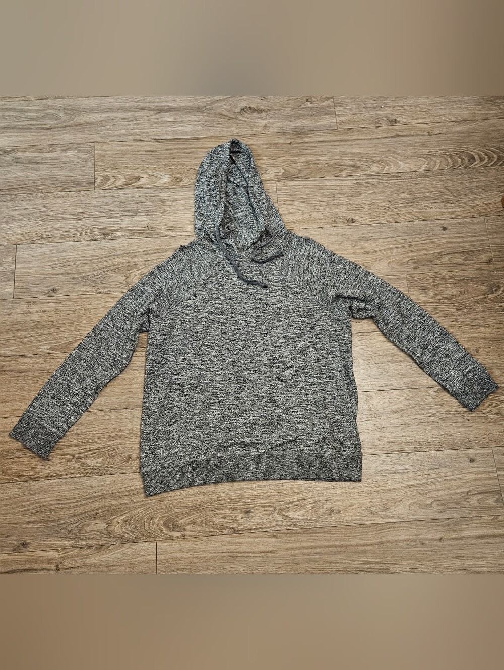 torrid Gray Marled Hooded Top Size L